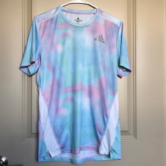 adidas Other - adidas Own the Run Colorblock Tee (Running/Training Shirt)